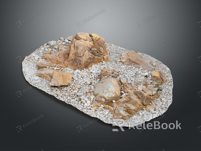 Stone Rock Stone Stone Appreciation Stone Strange Stone Ore Realistic model