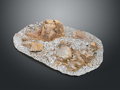 Stone Rock Stone Appreciation Stone Strange Stone Ore Realistic model