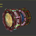 Stargate Spacetime Gate Sci-Fi Door Ring Door Loop Sci-Fi Ring Portal Shuttle Door 3d model