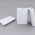 White Portable Power Banks For Mobile Devices With Sleek Design And Sizes