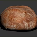 Bread sandwich bread pudding bean paste bread cheese bread big column bar breakfast bread European bread 3d model