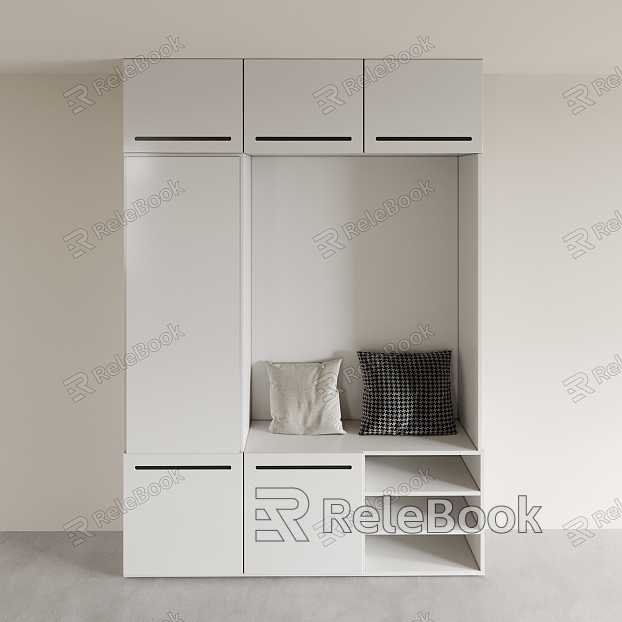 Shoe Cabinet Entrance Cabinet Wardrobe Wall Cabinet Storage Cabinet model