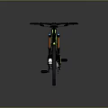 BULLS Electric Mountain Bike With Black And Neon Yellow Frame Suspension Fork And Rugged Tires