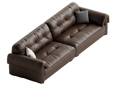 Middle-style multiplayer sofa model