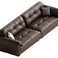 Middle-style multiplayer sofa 3d model