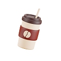 Modern Coffee Drink Cartoon Coffee Drink 3d model