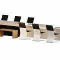 Modern desk large board table and chair combination 3d model