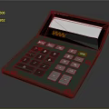 Modern Calculator Electronic Calculator Casio Calculator 3d model