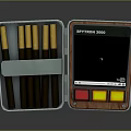 Cigarette Filter Cigarette Realistic 3d model
