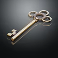 Modern Key Door Key Golden Key 3d model