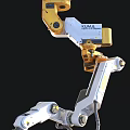 DOBOT White And Yellow Industrial Robotic Arm For Automation Applications 3d model