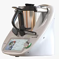 Thermomix Multifunctional Kitchen Appliance with Digital Display Stainless Steel Container and Black Components