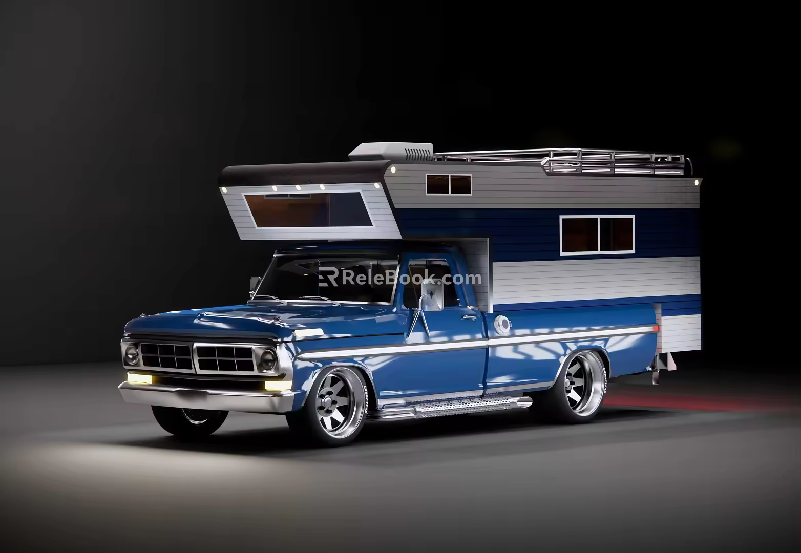 Modern RV station wagon 3d model