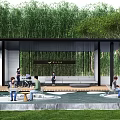 Modern Gallery Frame Landscape Gallery Frame Flower Frame Landscape Frame Outdoor Gallery Frame Grid Gallery Frame Grid Pavilion Solid Wood Gallery Frame 3d model