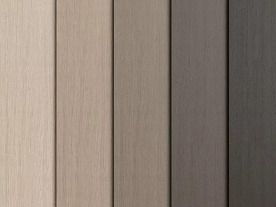 Natural Wood Grain Wall Panels in Different Neutral Shades for Home Design 3d model