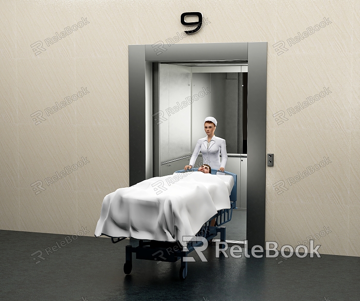 Elevator Patient Nurse model