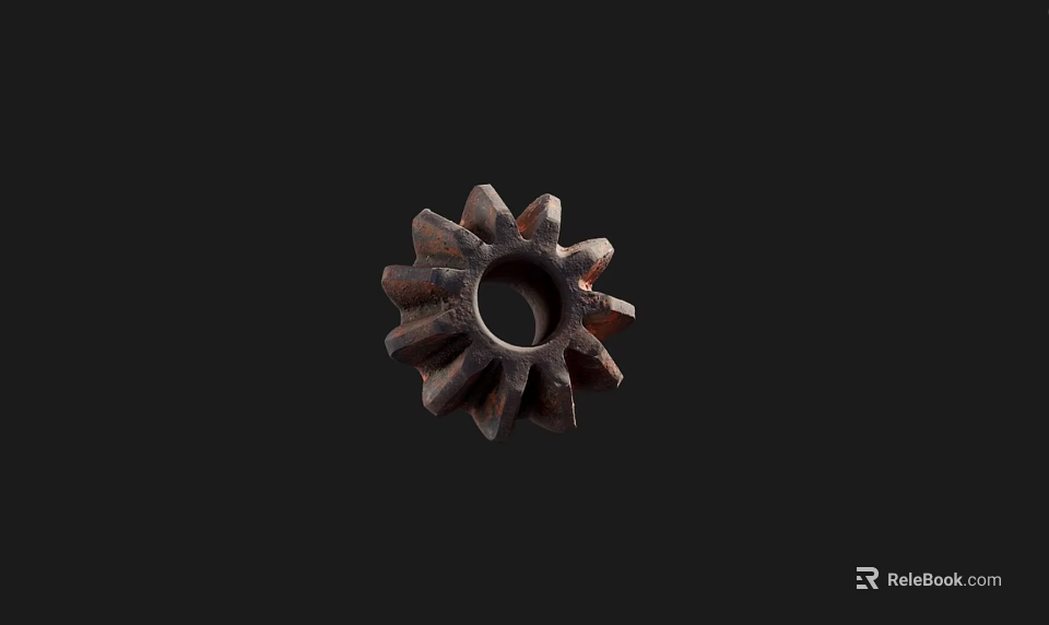 High Quality Hardware Tools Durable Metal Gear Precision Mechanical Part For Industrial Applications 3d model 