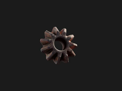 High Quality Hardware Tools Durable Metal Gear Precision Mechanical Part For Industrial Applications 3d model