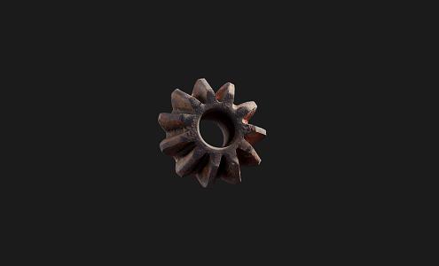 industrial LOFT gear machine parts gear 3d model