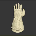Golden Infinity Gauntlet Collectible Model With Detailed Decorative Design