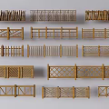 Various Wooden Fence Designs With Decorative Patterns And Garden Structures