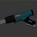 REESEN Professional Teal Heat Gun With Black Handle And Metal Nozzle