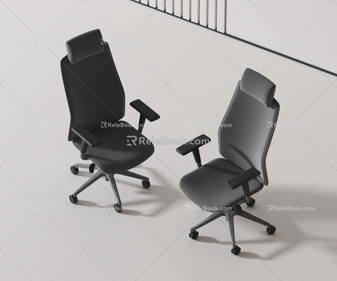 Modern office chair 3d model