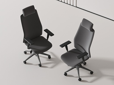 Modern office chair 3d model