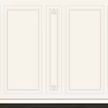 Carved clapboard lines 3d model