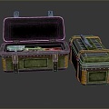 Ammunition Boxes Arms Boxes Arms Boxes Military Boxes Wooden Boxes Wooden Crates Old Wooden Crates Crates 3d model