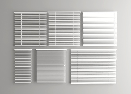 Modern venetian blinds 3d model