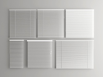 Modern venetian blinds 3d model