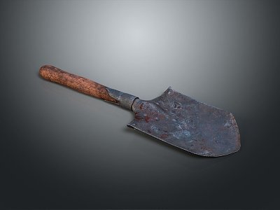 spade shovel tool hardware tools processing tools 3d model