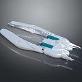 Modern fighter sci-fighter sci-fighter space fighter 3d model