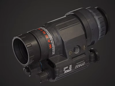 Professional Projection Monitoring Device With High Resolution Lens And Adjustment Knobs 3d model