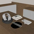 Minimalist Kitchen Table Decor With Black Bowl Chopsticks Silver Ornament And Books