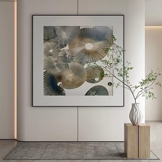 Quiet decorative painting 3d model