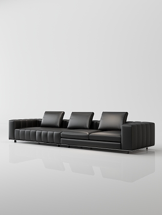 Italian Minimalist Sofa 3d model