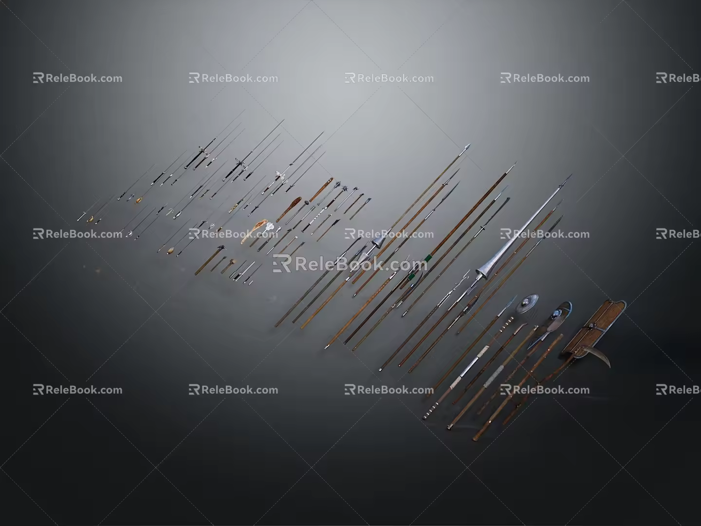 Modern weapons Ancient weapons Cold weapons Medieval items Medieval weapons 3d model
