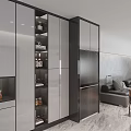 Bright Modern Minimalist Living Room With Wall Mounted TV Cozy Sofa And Ample Natural Light