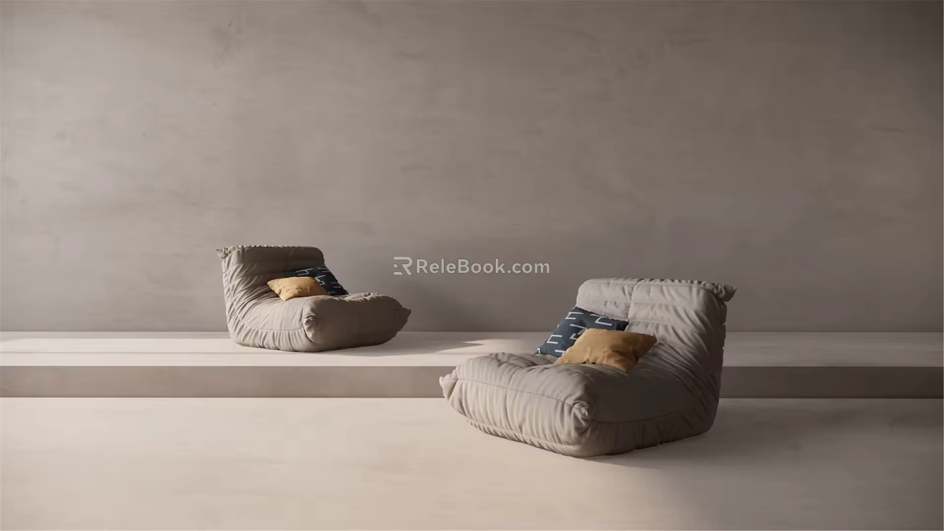 Modern Lazy Sofa 3d model