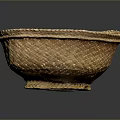 Handwoven Natural Storage Basket Square Shaped with Intricate Weave Pattern for Home Use