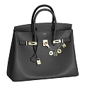 Stylish Leather Bags And Cases With Brown Black Gray Designs And Orange Box