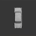 Vintage White Classic Car With Textured Body Headlights Grille And Shiny Wheels