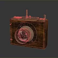 Vintage Camera With Wooden Body Metal Components And Classic Lens Design