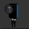 High Precision Industrial Camera Equipment With Blue Housing Lens And Connection Tubes