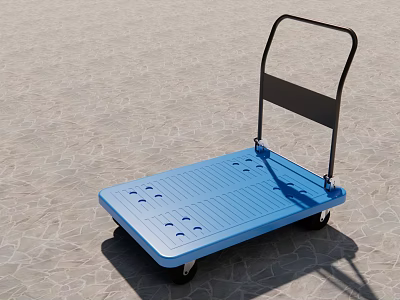 Modern Cart Trolley 3d model