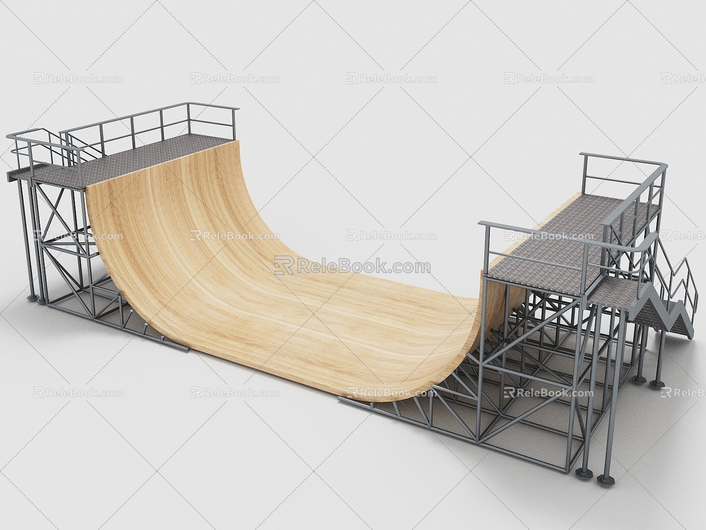 Children's Amusement Park Quality Training Skateboard Park Skateboard Park Extreme Sports Park 3d model