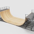 Children's Amusement Park Quality Training Skateboard Park Skateboard Park Extreme Sports Park 3d model