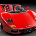 Red Convertible Sports Car Showcasing Sleek Exterior Design